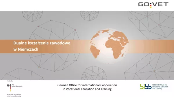 Presentation: Presentation on dual vocational training in Germany (Polish, PDF)