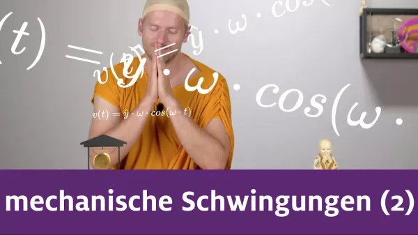 Video: Mechanische Schwingungen 2 | Harmonische Schwingung, Lineares Kraftgesetz, Projektion Kreisbewegung