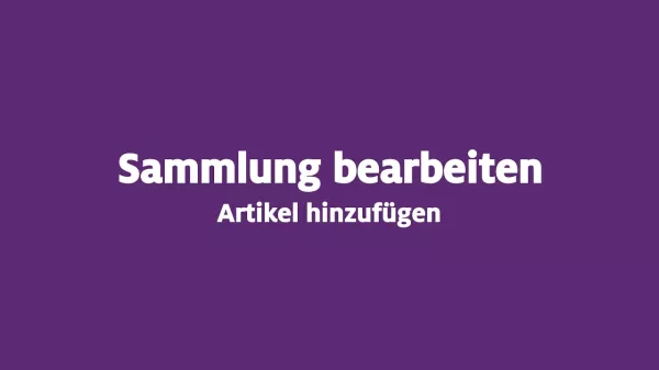Video: LEIFIPhysik | Artikel zu einer Sammlung hinzufügen