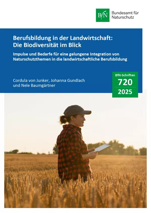 Broschuere: Berufsbildung in der Landwirtschaft: Die Biodiversität im Blick