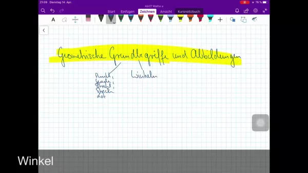 Video: Geometrische Grundbegriffe und Abbildungen