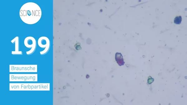 Video: Braunsche Bewegung von Farbpartikel