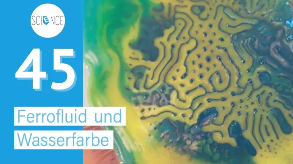 Video: Ferrofluide und Wasserfarbe