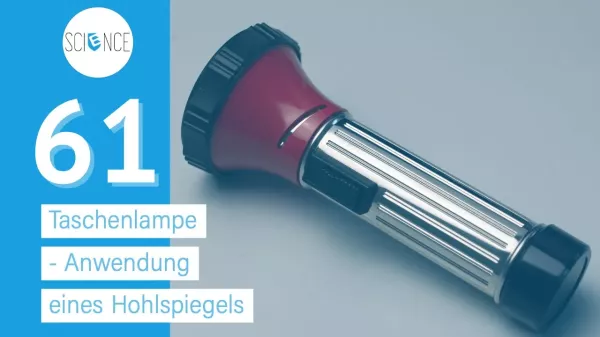 Video: Taschenlampe - Anwendung eines Hohlspiegels