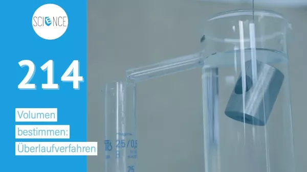 Video: Volumenbestimmung mit der Überlaufmethode