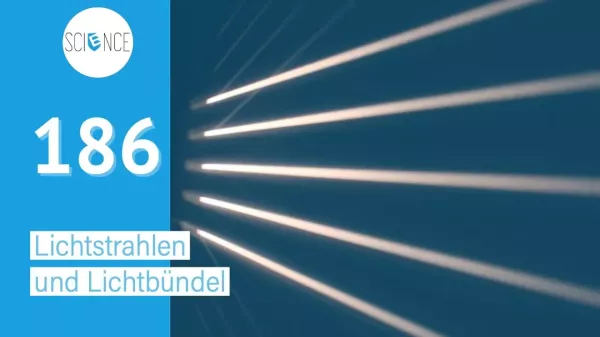 Video: Paralleles Licht und divergentes Licht; Lichtrahl, Lichtbündel