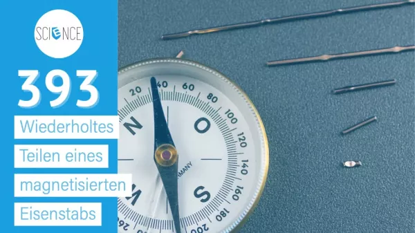 Video: Wiederholtes Teilen eines magnetisierten Eisenstabs