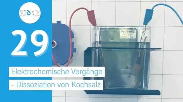 Video: Elektrochemische Vorgänge - Dissoziation von Kochsalz