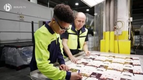 Video: Medientechnologe/-technologin Druck