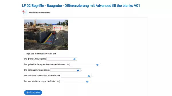 Interaktion: Baugrube - Differenzierung V01