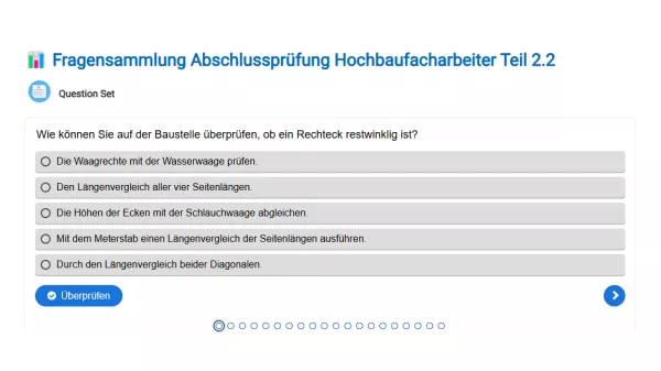 Interaktion: Fragensammlung Abschlussprüfung Hochbaufacharbeiter Teil 2.2