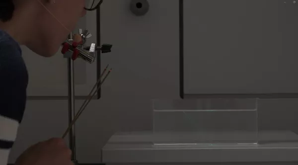 Video: Reflexion und Brechung am optisch dichteren Medium