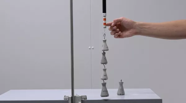 Video: Hookesches Gesetz mit einer Federwaage