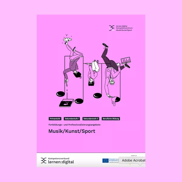 Broschuere: Fortbildungs- und Professionalisierungsangebote: Musik/Kunst/Sport
