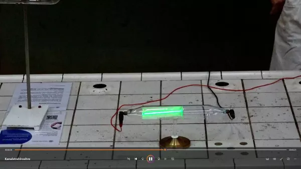 Video: Fluoreszenz in einer Kanalstrahlröhre