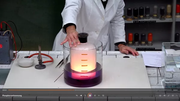 Video: Brennender Phosphor