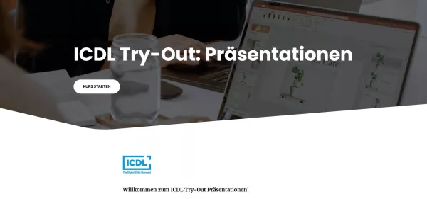 Kurs: ICDL Try-Out Präsentationen