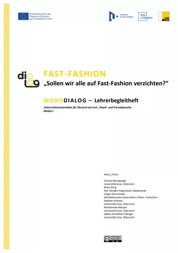 Handbuch: Fast Fashion | MonoDiaLog | Lehrerbegleitheft