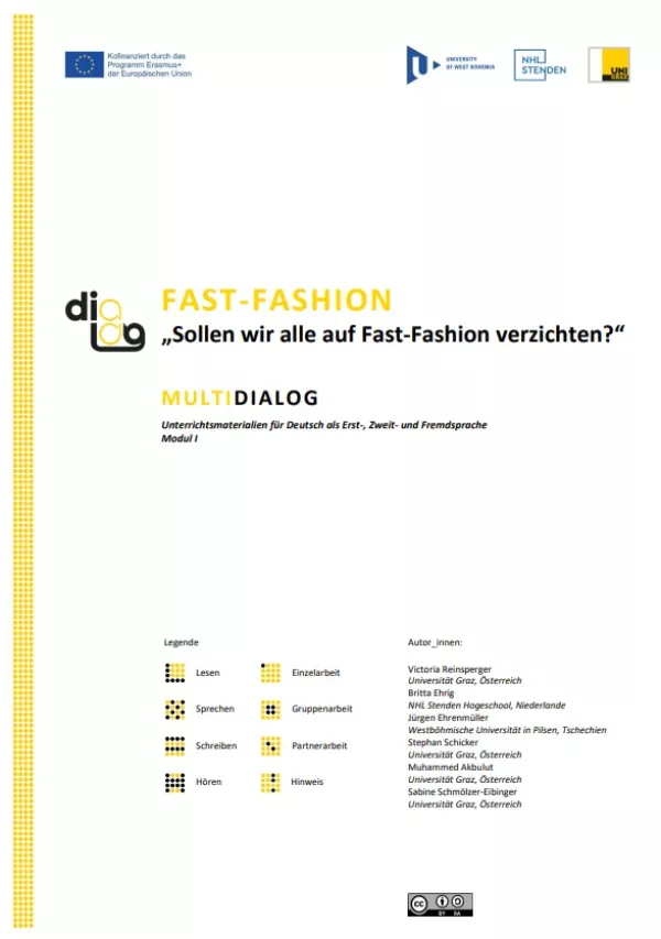 Arbeitsblatt: Fast Fashion | MultiDiaLog | Teil 1: „Sollen wir alle auf Fast-Fashion verzichten?“