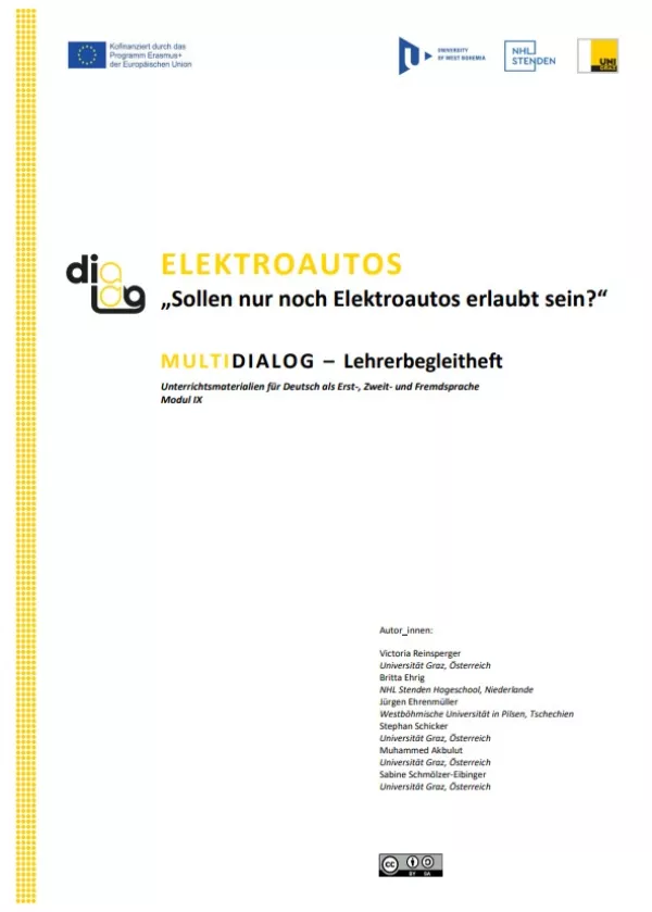 Handbuch: Elektroautos | MultiDiaLog | Lehrerbegleitheft