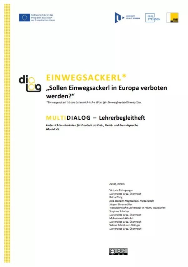Handbuch: Einwegtüten | MultiDiaLog | Lehrerbegleitheft