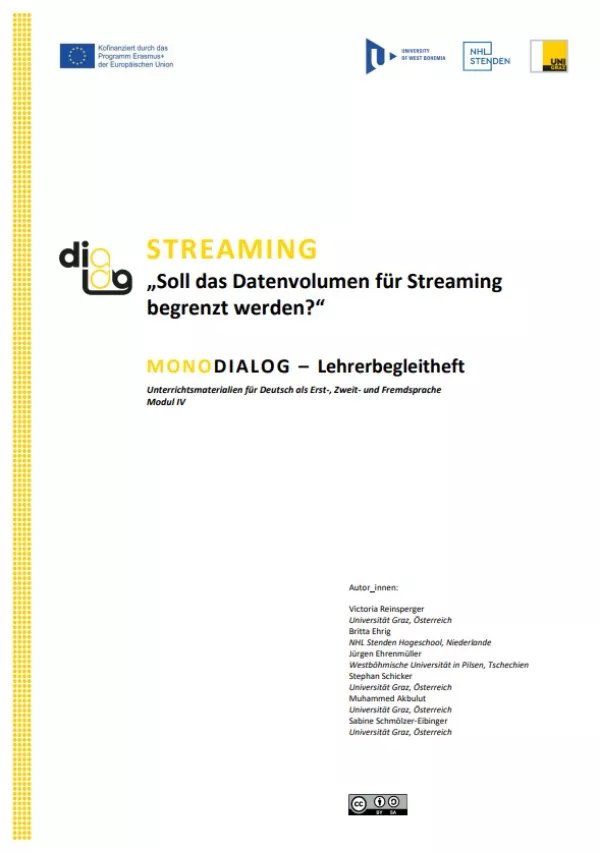 Handbuch: Streaming | MonoDiaLog | Lehrerbegleitheft