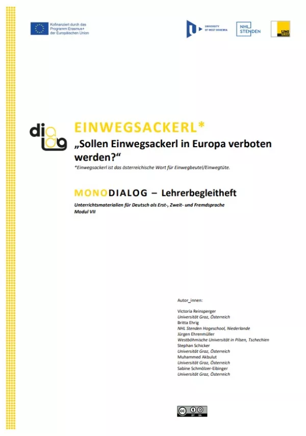 Handbuch: Einwegtüten | MonoDiaLog | Lehrerbegleitheft