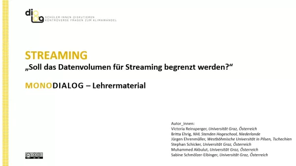 Presentation: Streaming | MonoDiaLog | Materialien für Lehrende