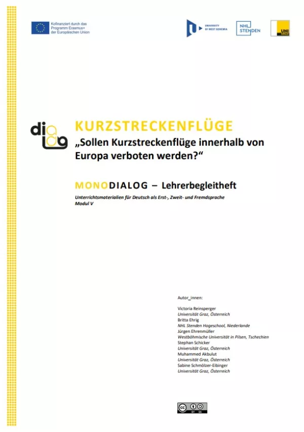Handbuch: Kurzstreckenflüge | MonoDiaLog | Lehrerbegleitheft