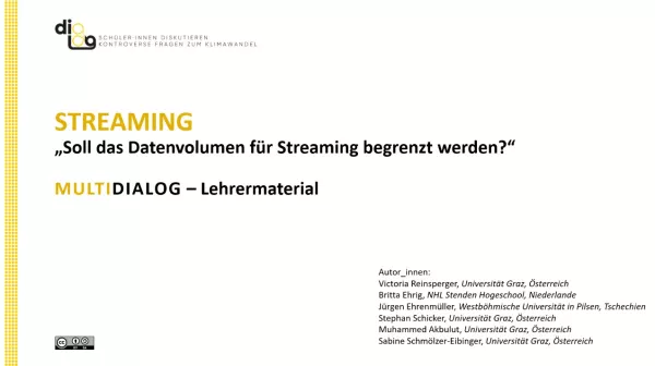 Presentation: Streaming | MultiDiaLog | Materialien für Lehrende