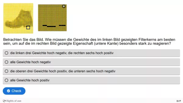 Lernspiel: C7-8 Multiple Choice: Gewichte. Quiz zum Video