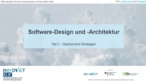 Video: G3-5 Software-Design und -Architektur: Teil 5 - Deployment-Strategien (Video)