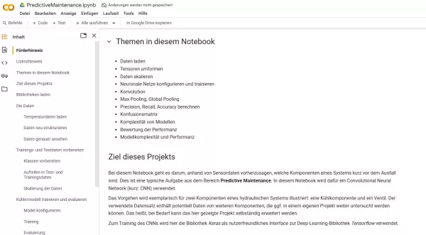 Sonstiges: F1 Jupyter Notebook: Predictive Maintenance