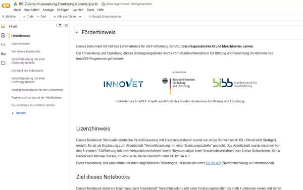 Sonstiges: B5-2 Jupyter Notebook: Monoalphabetische Verschlüsselung mit Ersetzungstabelle