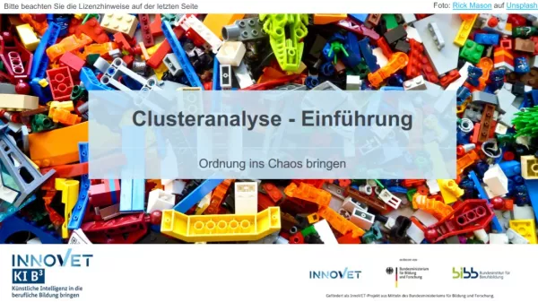 Video: C8-1 Clusteranalyse: Einführung - Ordnung ins Chaos bringen (Video)