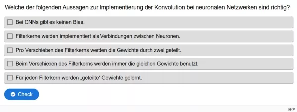 Lernspiel: C7-7 Multiple Choice: Darstellung als neuronales Netzwerk. Quiz zum Video