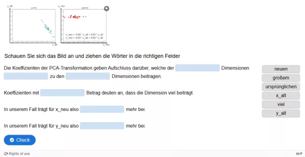 Lernspiel: C8-3 Drag the Word: alte vs. neue Dimensionen. Quiz zum Video