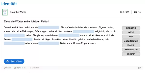 Interaktion: Identität