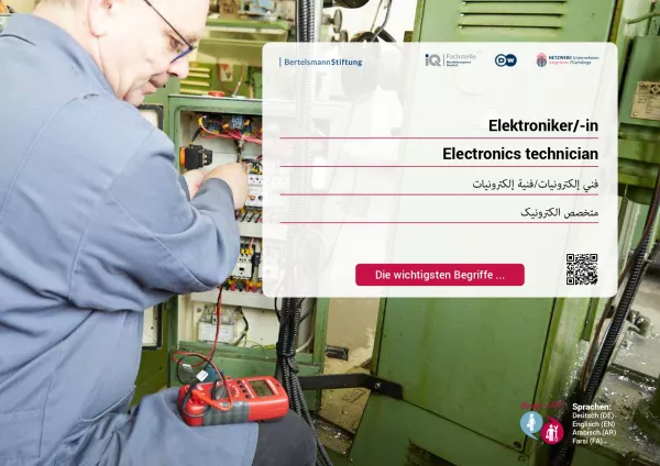 Arbeitsblatt: Elektroniker/-in Energie- und Gebäudetechnik| Die wichtigsten Begriffe (Arabisch, Farsi)