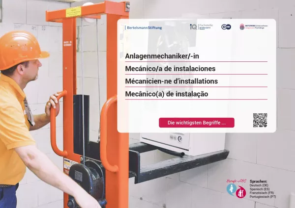 Arbeitsblatt: Anlagenmechaniker/-in | Die wichtigsten Begriffe (Französisch, Spanisch)