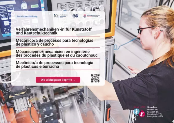 Arbeitsblatt: Verfahrensmechaniker/-in für Kunststoff und Kautschuktechnik| Die wichtigsten Begriffe (Französisch, Spanisch)