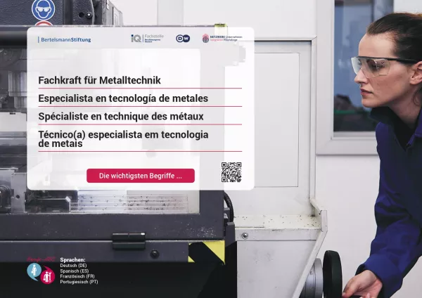 Arbeitsblatt: Fachkraft für Metalltechnik | Die wichtigsten Begriffe (Französisch, Spanisch)