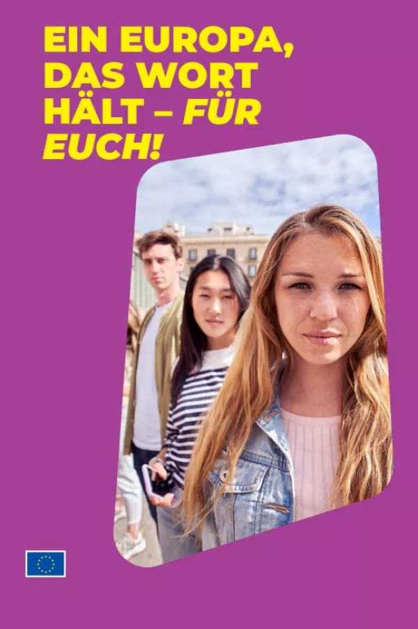 Broschuere: Ein Europa, das Wort hält – für EUCH!