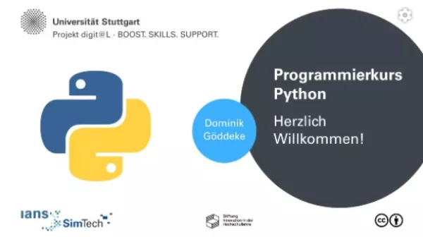 Unterrichtsbaustein: F1 Überblick Lernmodul Dateien, Fehlersuche und Pakete – Pythonkurs (ZIP)