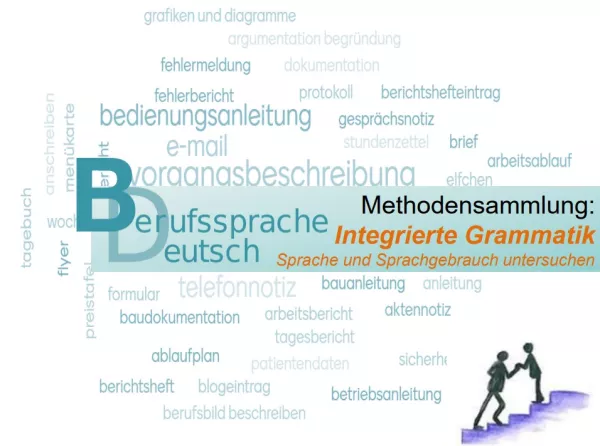 Presentation: Integrierte Grammatik: Methodensammlung (mit gestuften Hilfen)