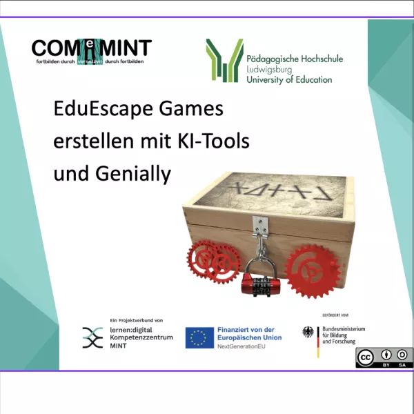Presentation: EduEscape Games erstellen mit KI-Tools und Genially