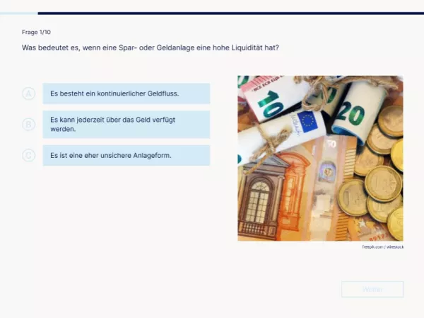 Test: Finanzen gestalten | Interaktives Quiz