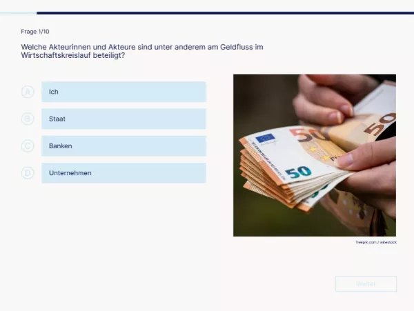 Test: Geld im Wirtschaftskreislauf | Interaktives Quiz