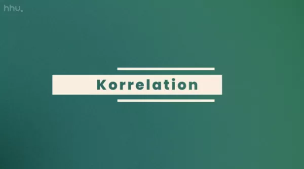 Video: Datenbeschaffung und -aufbereitung | 03 | Korrelation (MP4)