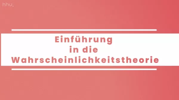 Video: Datenbeschaffung und -aufbereitung | 03 | Einführung in die Wahrscheinlichkeitstheorie (MP4)